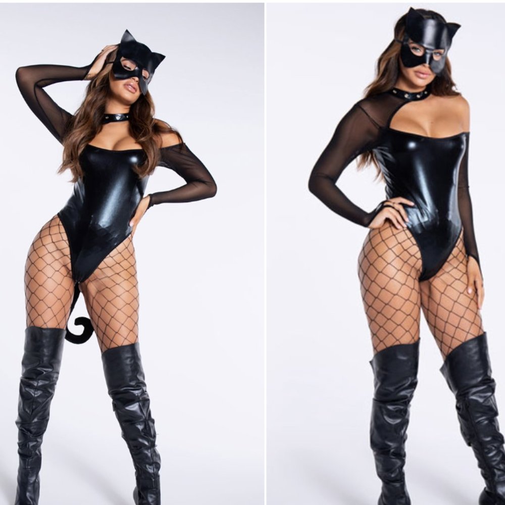 YANDY Bad Kitty Costume | Black | WXL | NWT